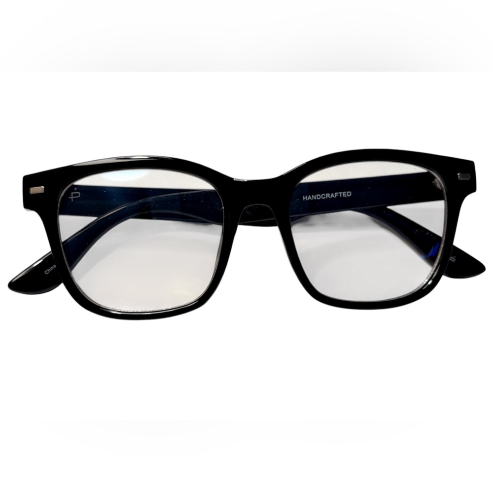 Unisex Handcrafted Black Clark Kent Glasses (Modern Day Updated Version)